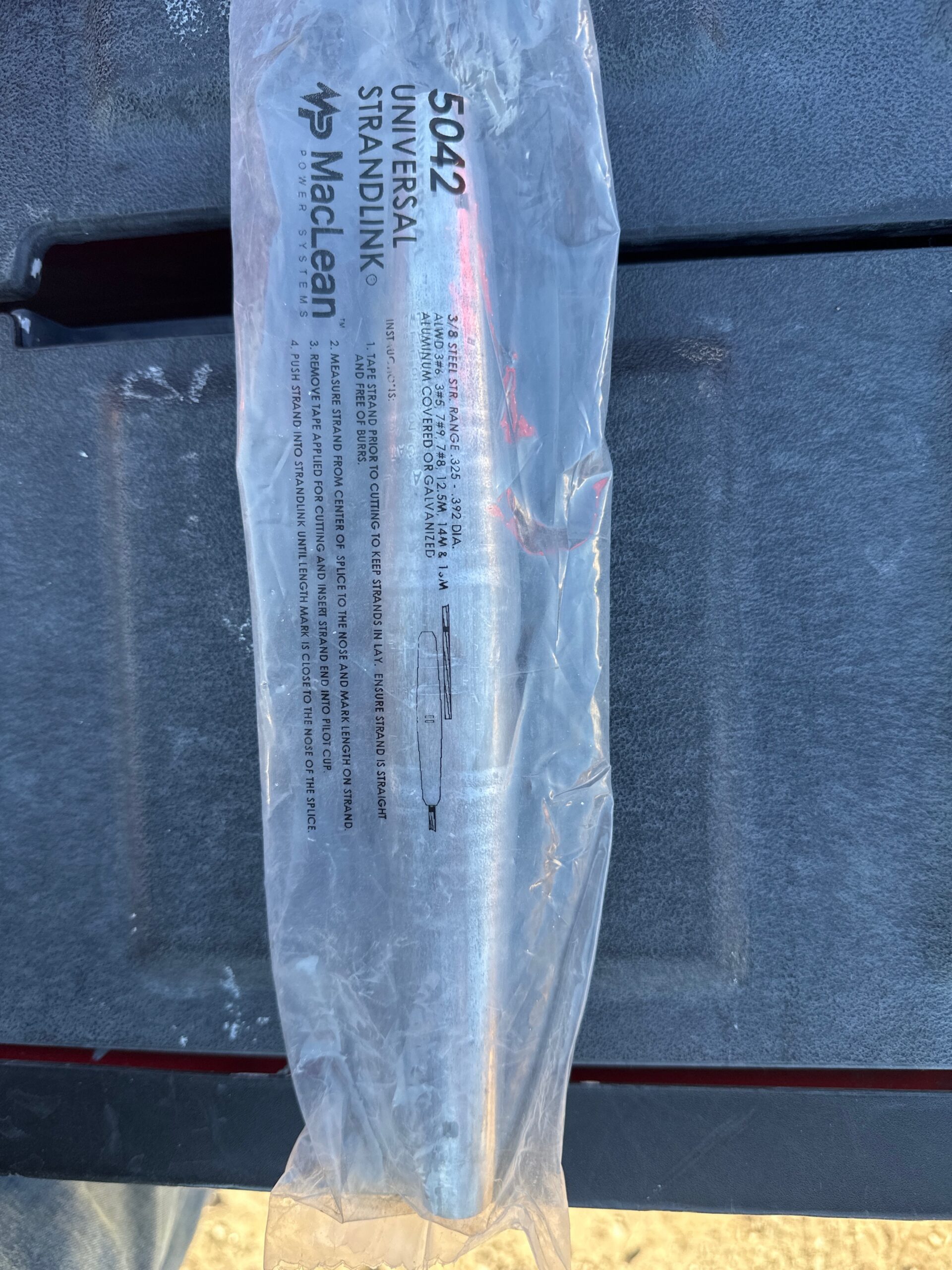 14 MacLean TENSION SPLICE 5042 universal strandlink